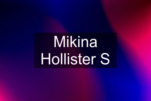 Mikina Hollister S