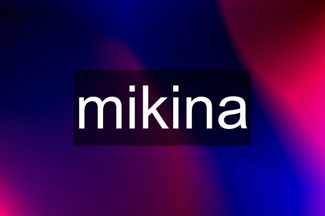 mikina