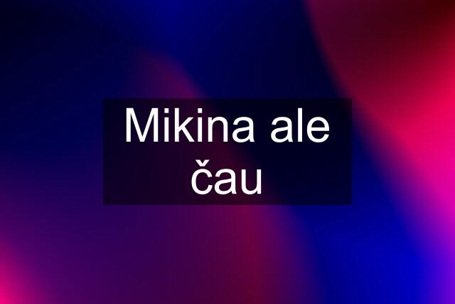 Mikina ale čau