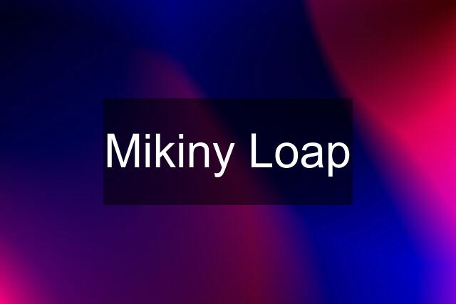 Mikiny Loap