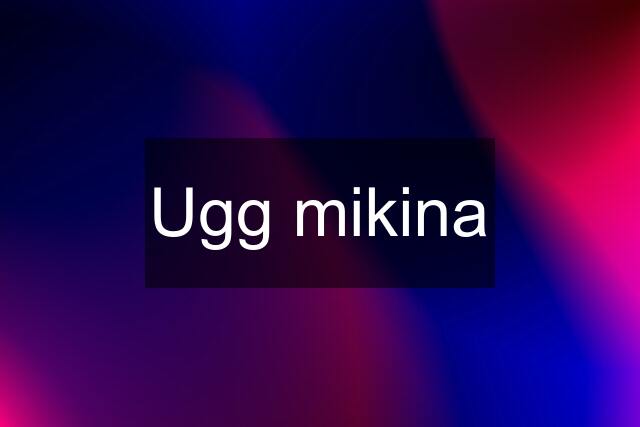 Ugg mikina