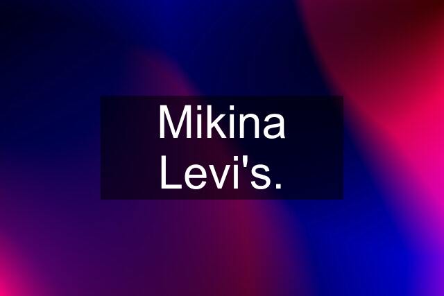 Mikina Levi's.