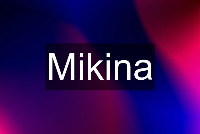 Mikina