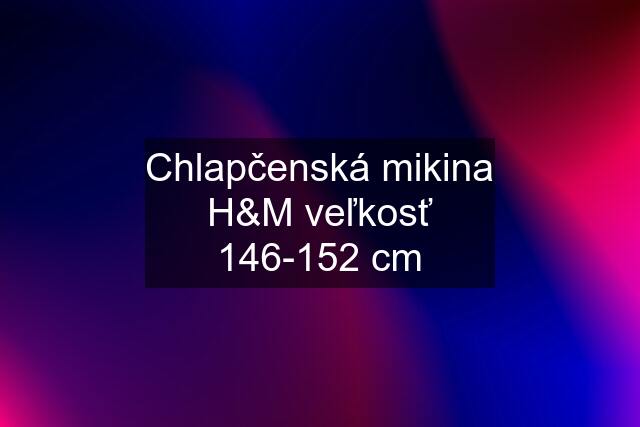 Chlapčenská mikina H&M veľkosť 146-152 cm