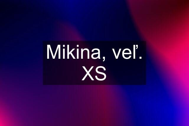 Mikina, veľ. XS