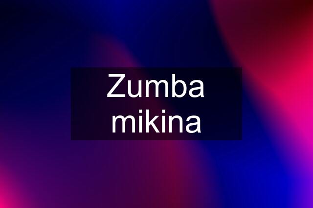 Zumba mikina