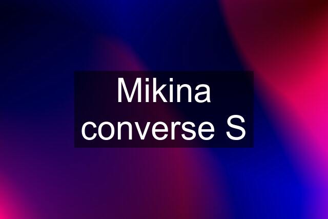 Mikina converse S