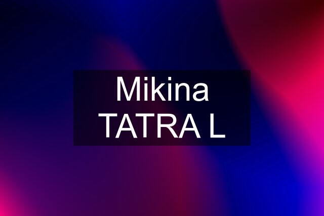 Mikina TATRA L