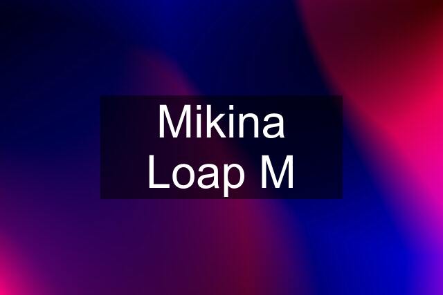 Mikina Loap M