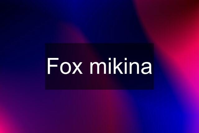 Fox mikina