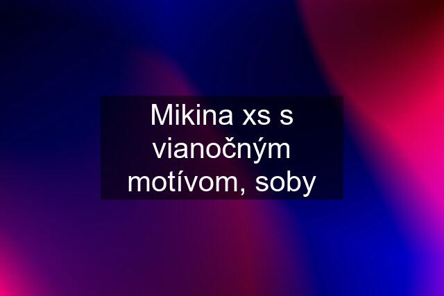 Mikina xs s vianočným motívom, soby