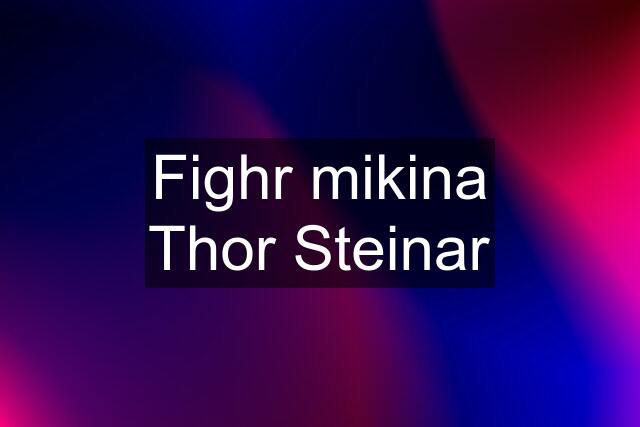 Fighr mikina Thor Steinar