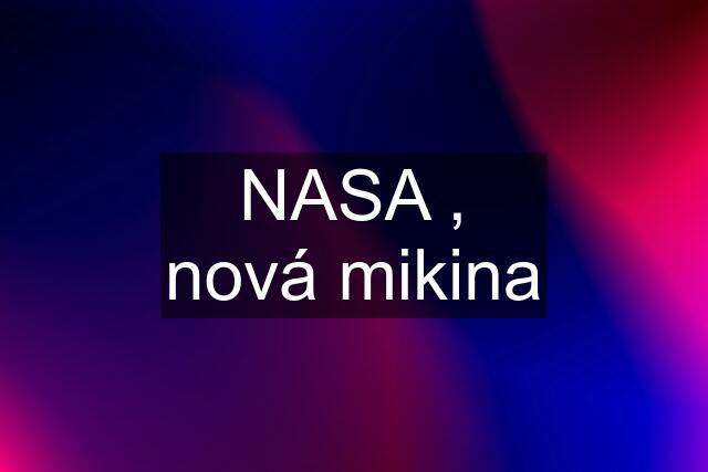 NASA , nová mikina