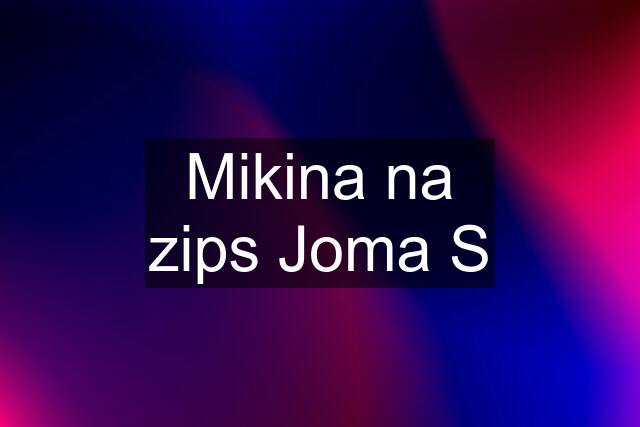 Mikina na zips Joma S