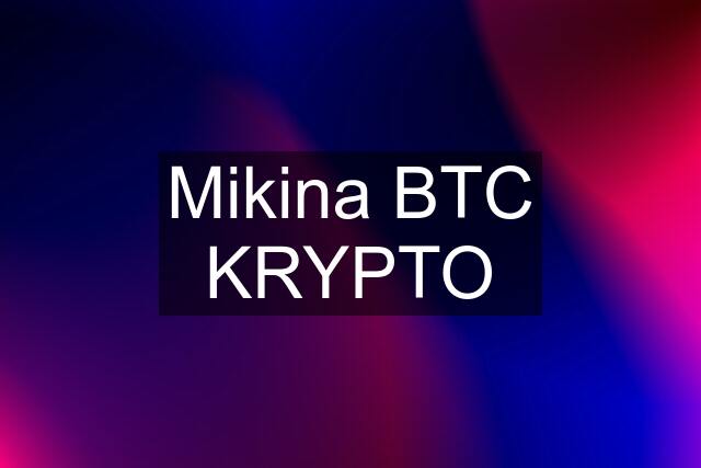 Mikina BTC KRYPTO