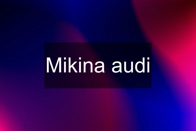 Mikina audi