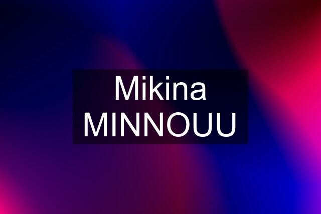 Mikina MINNOUU
