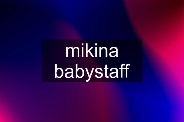 mikina babystaff