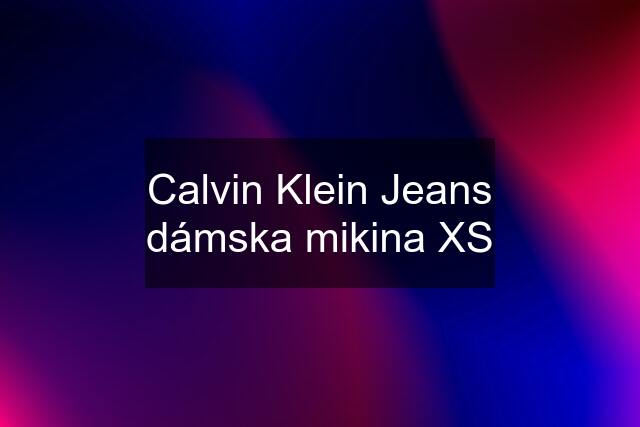 Calvin Klein Jeans dámska mikina XS