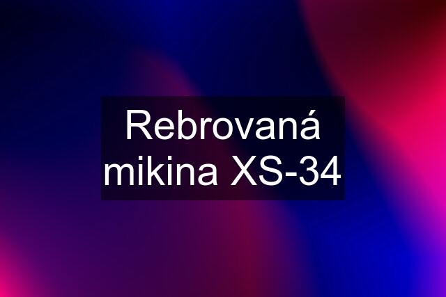 Rebrovaná mikina XS-34