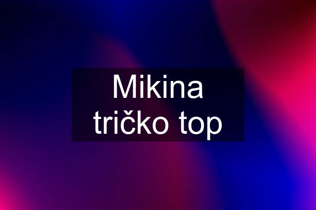 Mikina tričko top