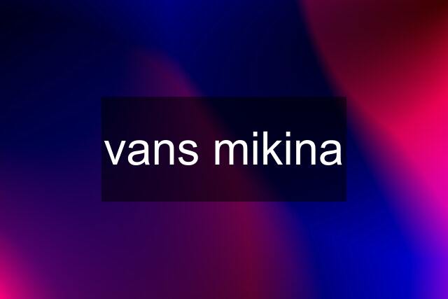 vans mikina