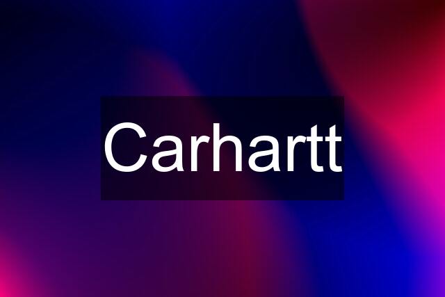 Carhartt