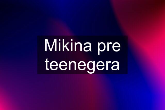 Mikina pre teenegera