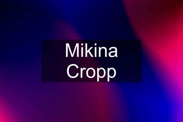 Mikina Cropp