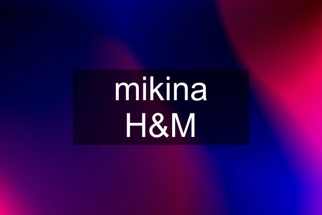 mikina H&M