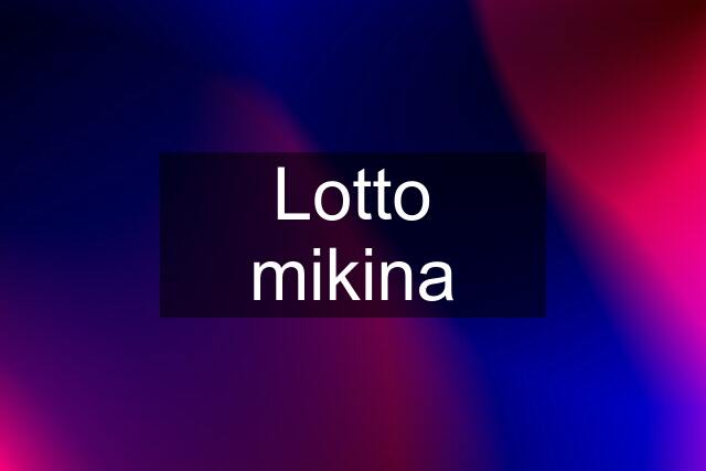 Lotto mikina