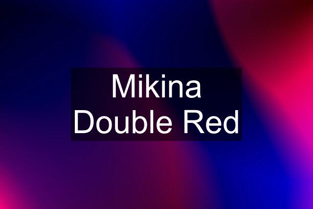 Mikina Double Red