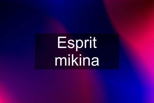 Esprit mikina