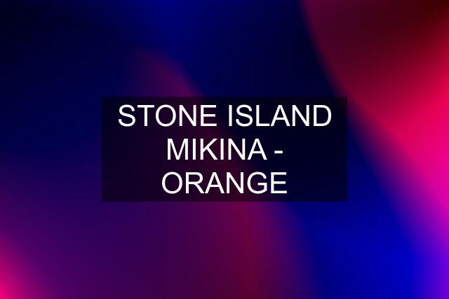 STONE ISLAND MIKINA - ORANGE