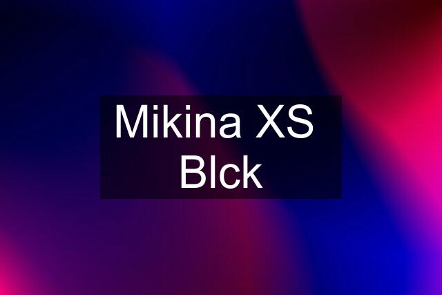 Mikina XS  Blck