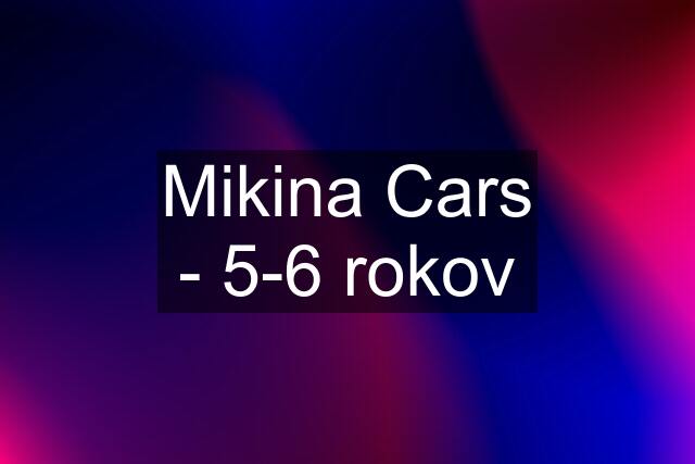 Mikina Cars - 5-6 rokov