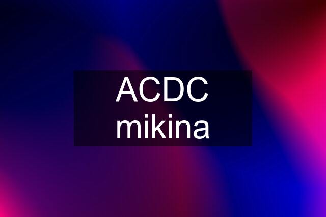 ACDC mikina