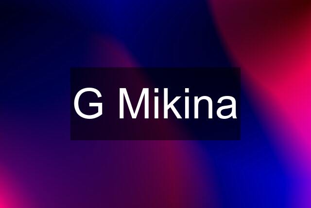 G Mikina