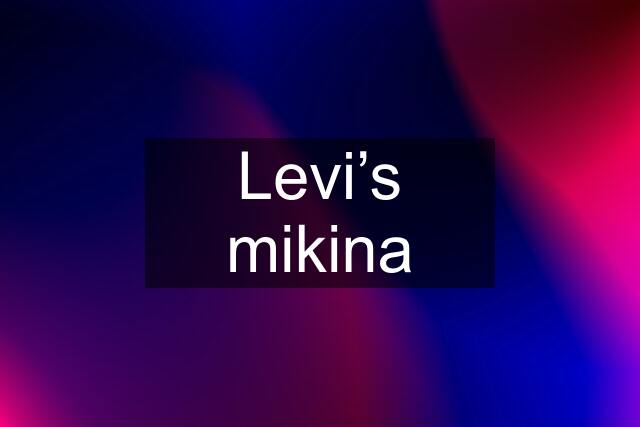 Levi’s mikina