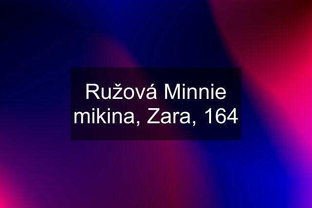 Ružová Minnie mikina, Zara, 164