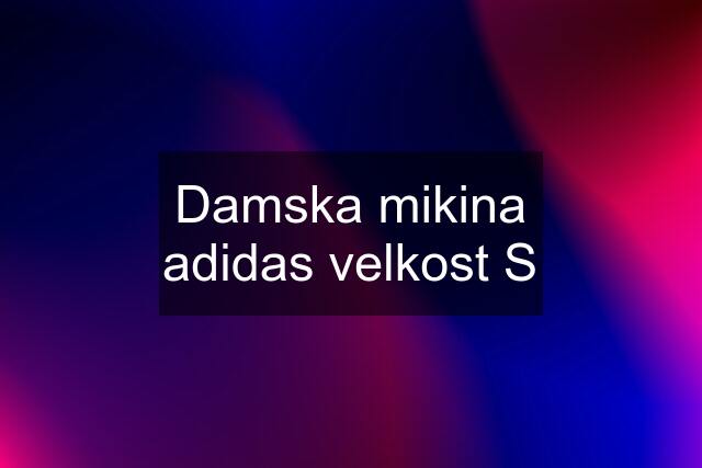 Damska mikina adidas velkost S