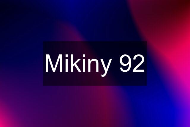 Mikiny 92