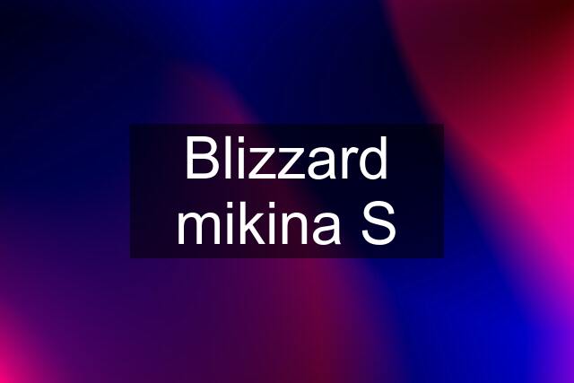 Blizzard mikina S