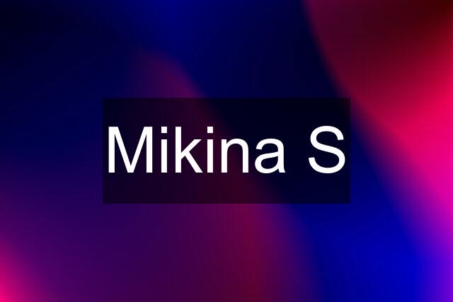 Mikina S