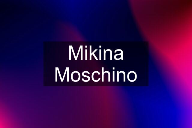 Mikina Moschino