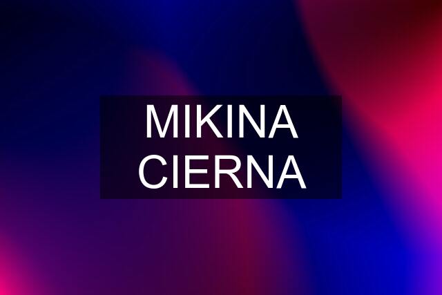 MIKINA CIERNA