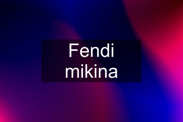 Fendi mikina