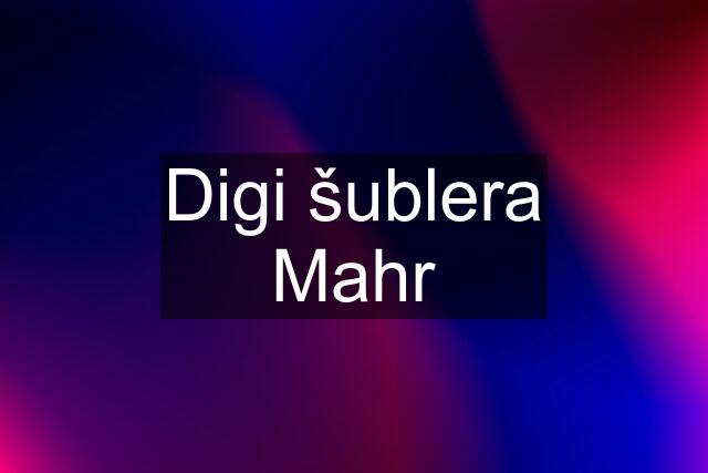 Digi šublera Mahr