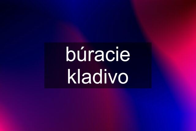 búracie kladivo