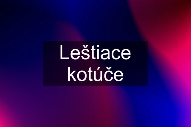 Leštiace kotúče